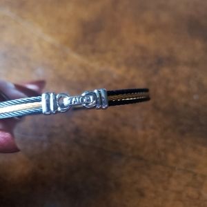 ALOR Black and Yellow cable bracelet